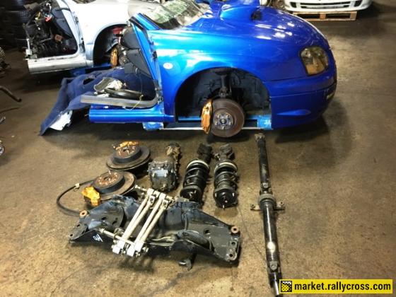FRONT CLIP SUBARU WRX STI SPEC-C VF36 EJ20T ENGINE 2.0L MT 6 SPEED DCCD TRANSMISSION BREMBO