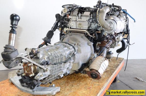 JDM TOYOTA SUPRA ENGINE 2JZ GTE VVTI REAR SUMP 6SPEED GETRAG TRANSMISSION 2JZGTE