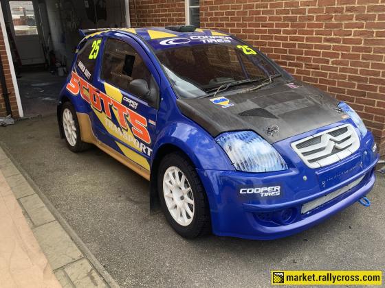 C2 super 1600 rx/rally car