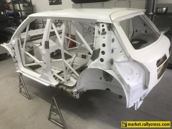 Fabia II Chassis unfinished project, never raced, 25CrMo4 rollcage with FIA homologation
