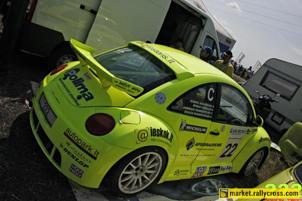 For sale one and only VW new Beetle RSI cup edition car in the world which is suitable for Rallycross/autocross, hill climb and circuit racing. Chassi